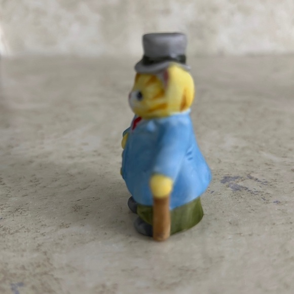 Kitty Cucumber Gentleman J. B. Buster mini Figurine Schmid 1992 - Picture 4 of 7